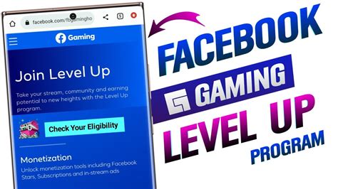 level up program eligibility|Facebook Gaming Creators .